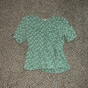 Green Lucky Brand Blouse